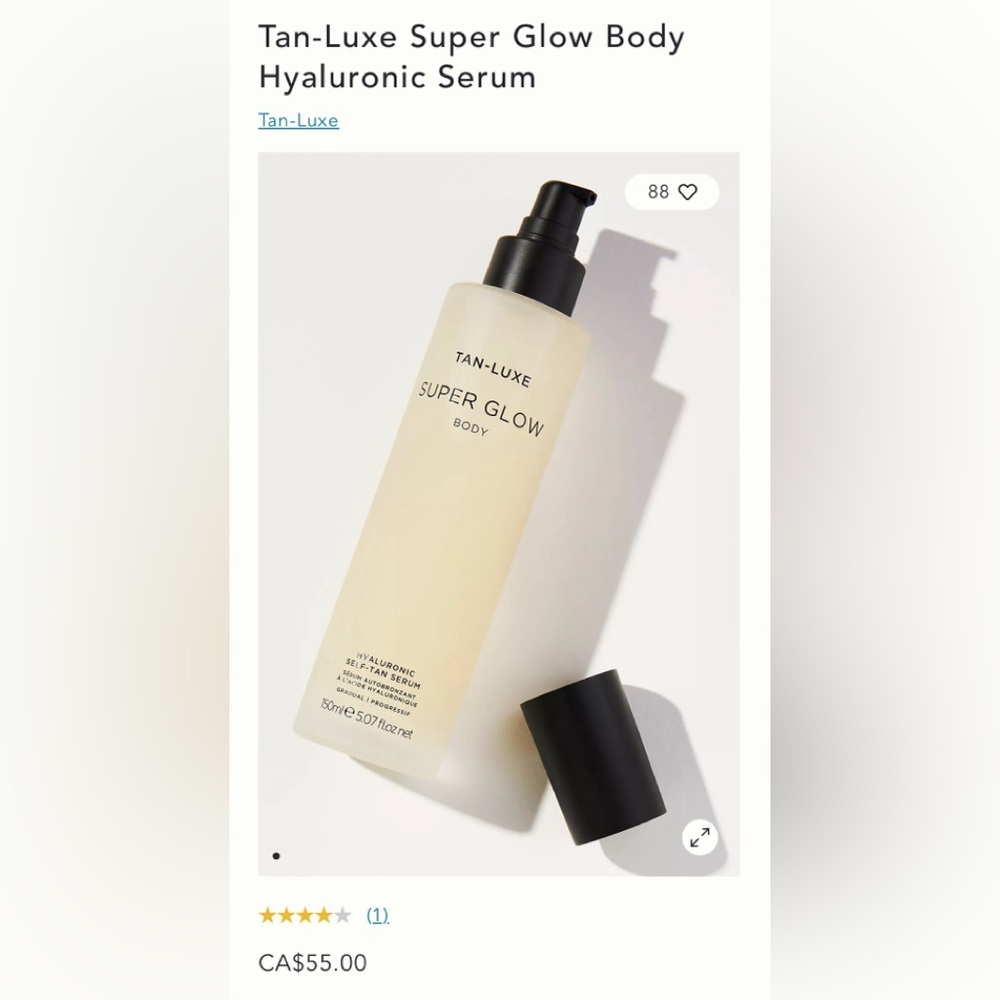 Tan-Luxe Super Glow Body Hyaluronic Serum